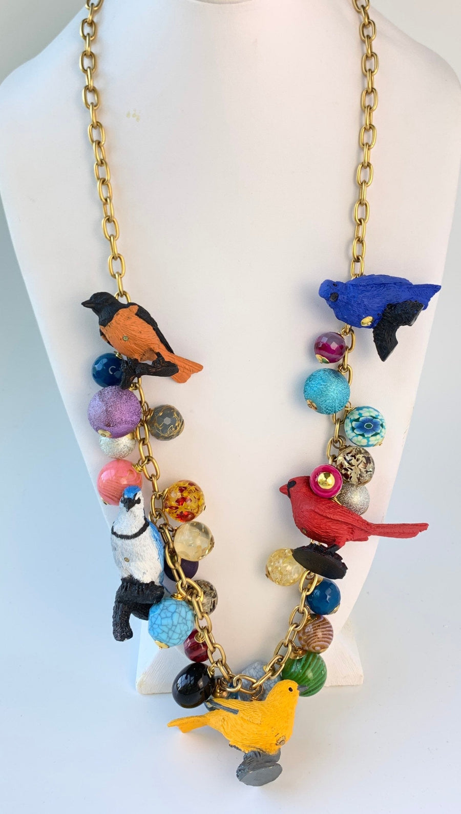 Lenora Dame Lady Bird Long Necklace