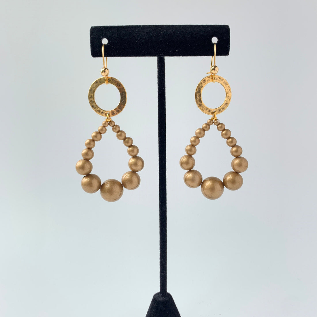 Lenora Dame Mink Dangle Earrings