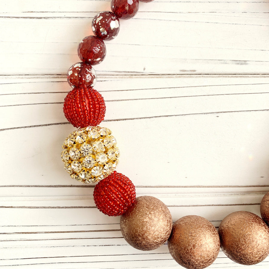 Lenora Dame Cherry Bomb Queen Mum Necklace