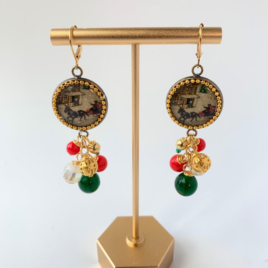 Lenora Dame Home for the Holidays Dangle Earrings