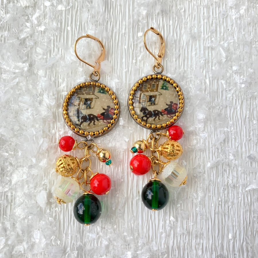 Lenora Dame Home for the Holidays Dangle Earrings