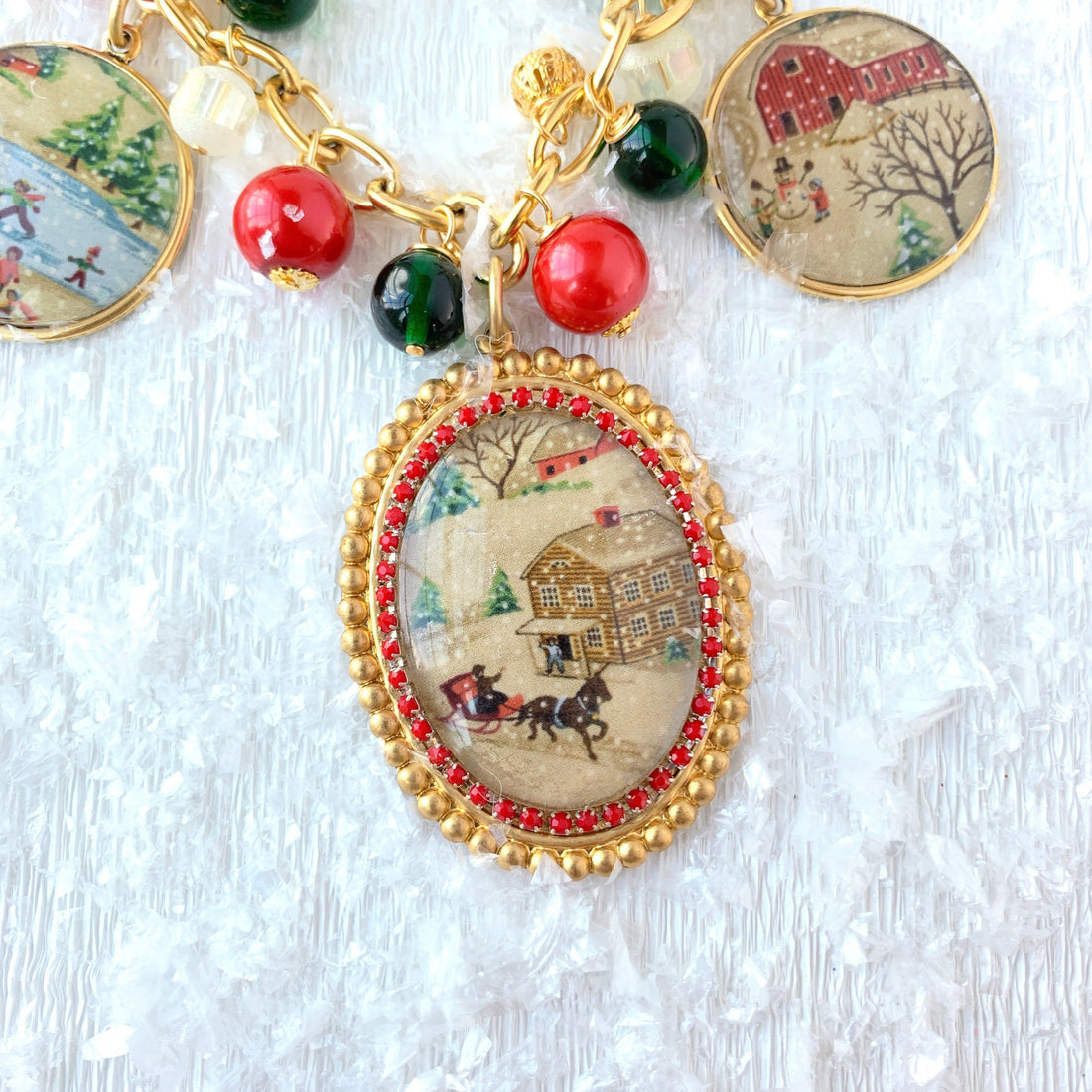 Lenora Dame Home for the Holidays Charm Necklace