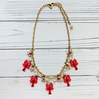 Lenora Dame Lobster Charm Necklace