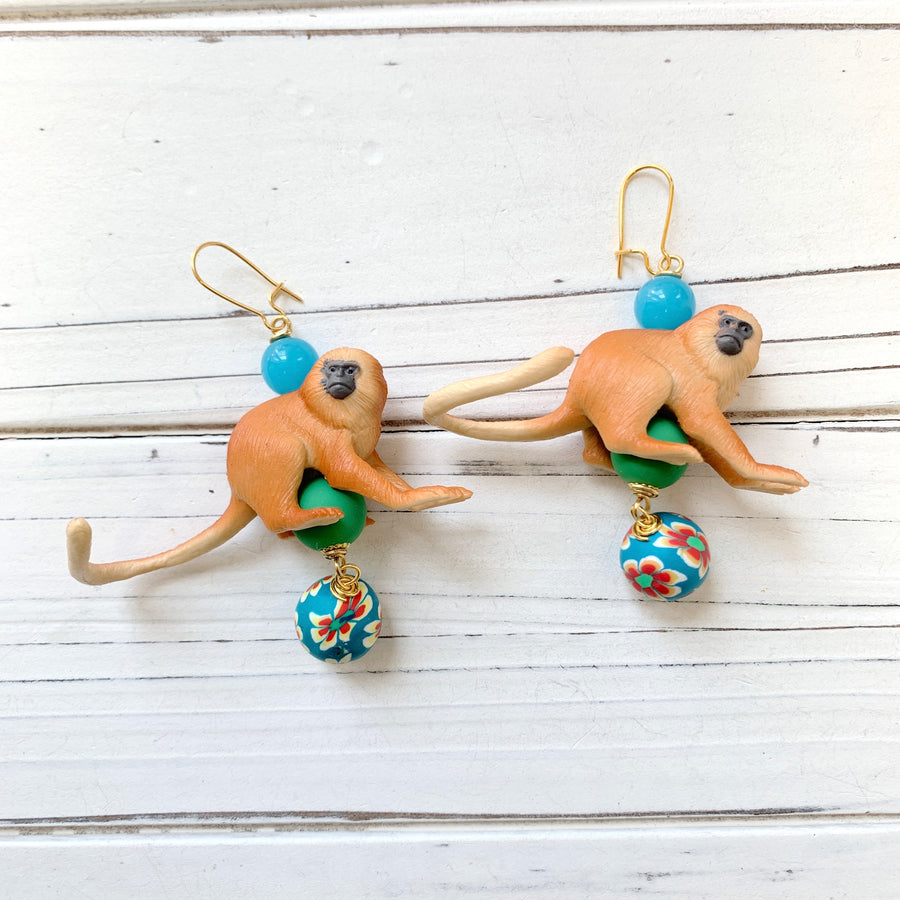 Lenora Dame Monkey Business Earrings