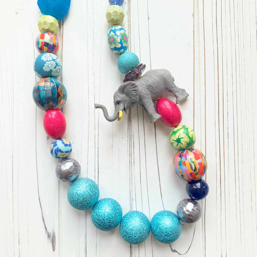 Lenora Dame Elephant Queen Mum Necklace