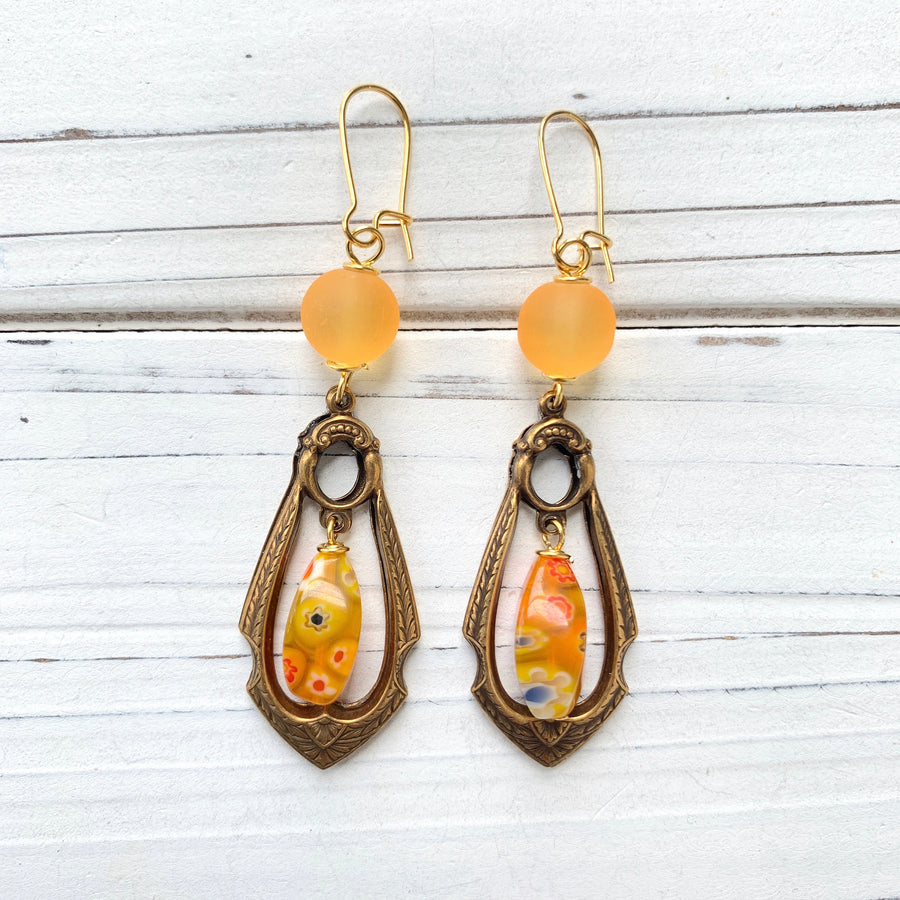 Lenora Dame Sunrise Drop Earrings