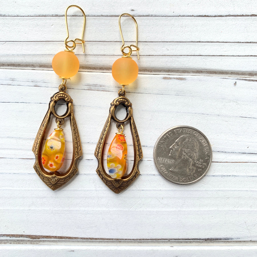 Lenora Dame Sunrise Drop Earrings