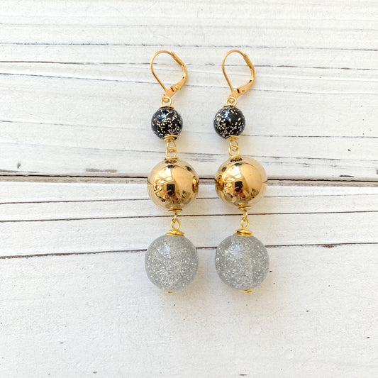 Lenora Dame New Year's Eve Drop Earrings