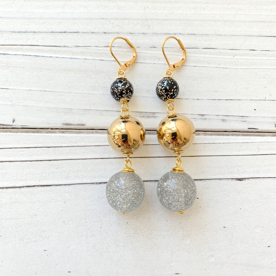 Lenora Dame New Year's Eve Drop Earrings