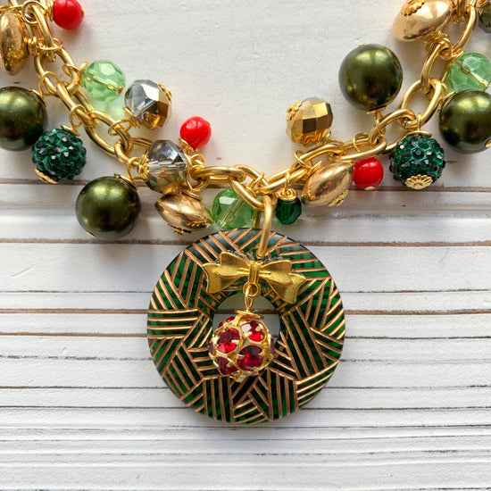 Lenora Dame Festive Christmas Necklace - One-of-a-Kind