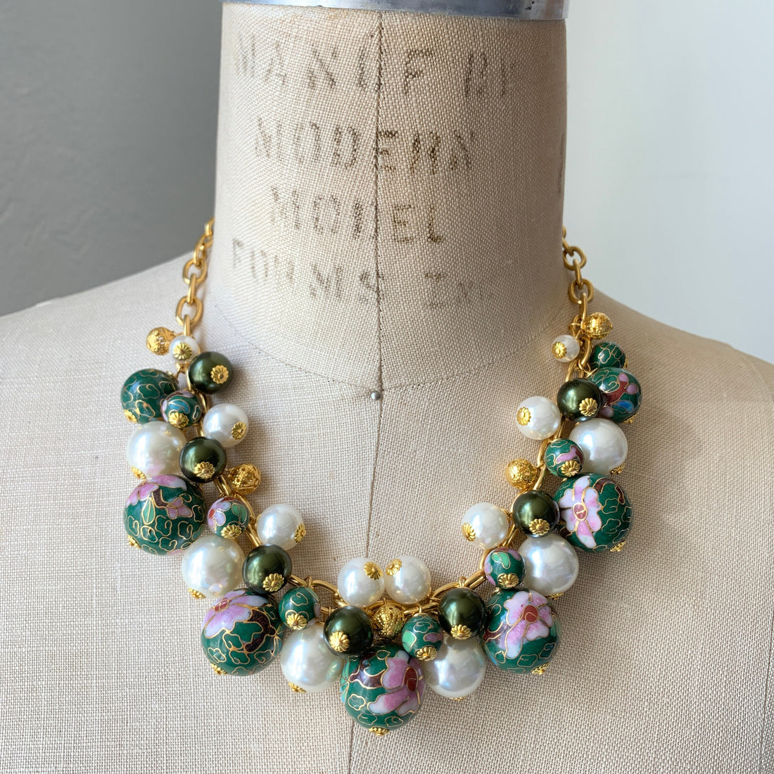 Cloisonne Charm Necklace